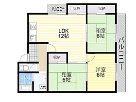 アンジャンティ植山  ｜ 大阪府豊中市本町３丁目（賃貸マンション3LDK・3階・62.13㎡） その2