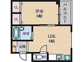 オプーノ  ｜ 大阪府大阪市東淀川区上新庄２丁目（賃貸マンション1LDK・3階・27.10㎡） その2