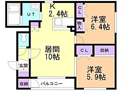 物件の間取り