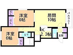 アイ・エム24 2LDKの間取図画像