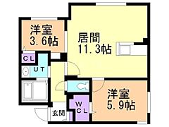 物件の間取り