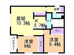 物件の間取り