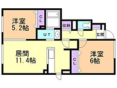 物件の間取り