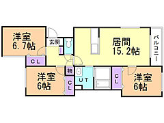 物件の間取り