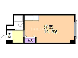 プレサント発寒ステーション ワンルームの間取図画像