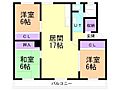 西野第2団地1号棟2階7.5万円
