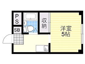 大阪府吹田市南吹田５丁目（賃貸間借り1K・2階・17.00㎡） その2