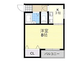 大阪府吹田市片山町１丁目（賃貸マンション1K・2階・22.00㎡） その2