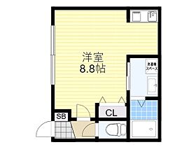 大阪府豊中市浜１丁目（賃貸アパート1R・1階・22.93㎡） その2