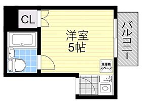 大阪府豊中市螢池東町２丁目（賃貸マンション1R・3階・18.00㎡） その2