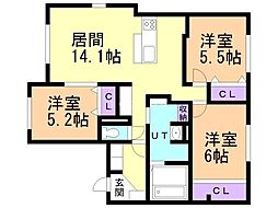 JR千歳線 北広島駅 徒歩15分