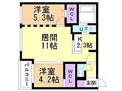 物件の間取り