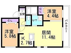 物件の間取り