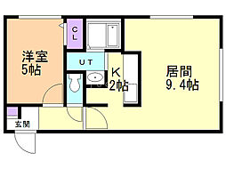 ComfortGLOIRE 1LDKの間取図画像