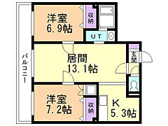 物件の間取り