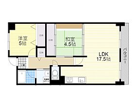 兵庫県川西市加茂２丁目（賃貸マンション2LDK・3階・66.80㎡） その2