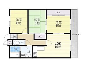 大阪府吹田市山田西３丁目85番1号（賃貸マンション3LDK・4階・64.80㎡） その2