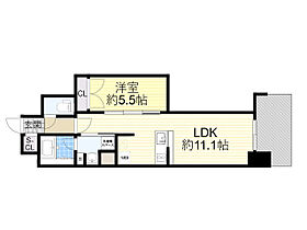 大阪府大阪市淀川区宮原１丁目1番（賃貸マンション1LDK・3階・34.63㎡） その2