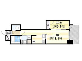 大阪府大阪市淀川区宮原１丁目1番（賃貸マンション1LDK・5階・34.63㎡） その2