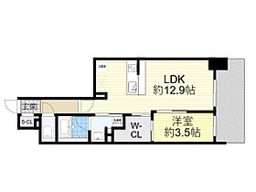 大阪府大阪市淀川区宮原１丁目1番（賃貸マンション1LDK・5階・41.00㎡） その2