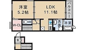 兵庫県川西市小戸３丁目18番18号（賃貸アパート1LDK・2階・43.47㎡） その2