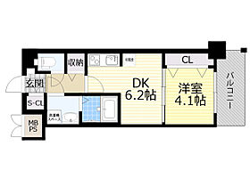 大阪府大阪市東淀川区淡路１丁目（賃貸マンション1DK・5階・30.36㎡） その2