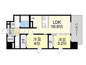 大阪府大阪市淀川区宮原２丁目（賃貸マンション2LDK・4階・44.98㎡） その2