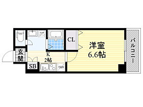 大阪府豊中市螢池東町１丁目（賃貸マンション1K・9階・22.00㎡） その2