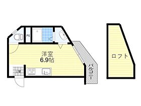 兵庫県川西市多田桜木１丁目（賃貸マンション1R・2階・18.15㎡） その2