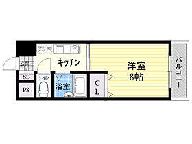 大阪府豊中市清風荘１丁目（賃貸マンション1K・3階・21.75㎡） その2