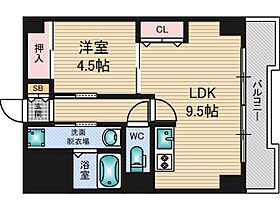 大阪府大阪市淀川区西宮原２丁目7番36号（賃貸マンション1LDK・13階・42.70㎡） その2