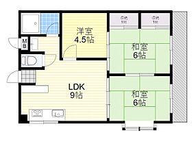 ローズコーポ石橋  ｜ 大阪府池田市天神２丁目（賃貸マンション3LDK・3階・53.32㎡） その2