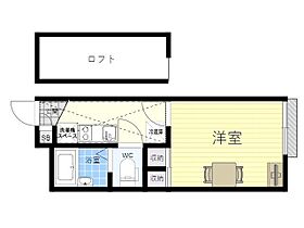 大阪府吹田市佐井寺３丁目（賃貸アパート1K・2階・19.87㎡） その2