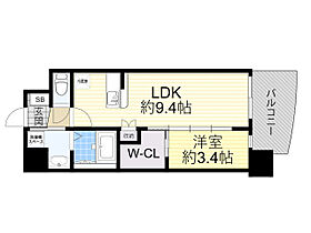 大阪府吹田市江坂町１丁目14番21号（賃貸マンション1LDK・6階・33.49㎡） その2