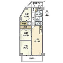 大阪府豊中市服部豊町１丁目（賃貸マンション3LDK・4階・65.25㎡） その2