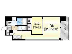 大阪府大阪市淀川区宮原１丁目（賃貸マンション1LDK・7階・42.42㎡） その2