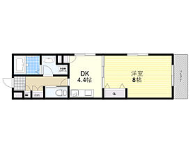 大阪府大阪市淀川区加島４丁目（賃貸アパート1DK・3階・31.97㎡） その2