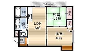 大阪府箕面市瀬川５丁目（賃貸アパート2LDK・2階・40.00㎡） その2