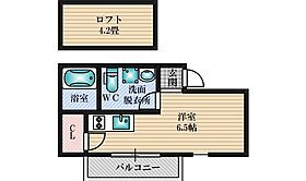 大阪府大阪市東淀川区下新庄４丁目（賃貸アパート1R・2階・18.50㎡） その2