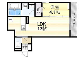 大阪府豊中市螢池北町１丁目6番3号（賃貸アパート1LDK・2階・41.03㎡） その2