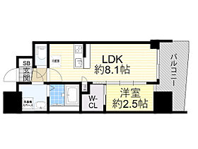 大阪府大阪市淀川区宮原５丁目5番16号（賃貸マンション1LDK・12階・28.26㎡） その2