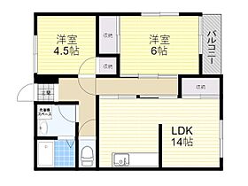 大阪府箕面市瀬川１丁目12番18号（賃貸マンション2LDK・3階・56.00㎡） その2