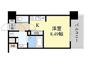 大阪府吹田市広芝町10番19号（賃貸マンション1R・15階・26.70㎡） その2