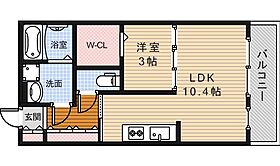 大阪府池田市石橋２丁目1番6号（賃貸アパート1LDK・3階・37.53㎡） その2