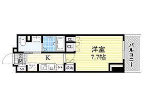 大阪府吹田市広芝町11番21号（賃貸マンション1K・8階・25.01㎡） その2