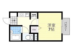 兵庫県川西市中央町（賃貸アパート1K・2階・26.49㎡） その2