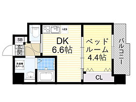 大阪府豊中市北桜塚２丁目（賃貸マンション1DK・4階・28.80㎡） その2