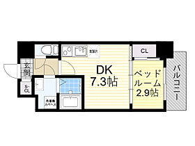 大阪府吹田市南吹田５丁目（賃貸マンション1DK・9階・28.13㎡） その2