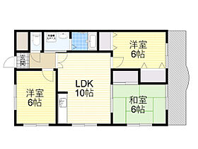 大阪府豊中市西泉丘２丁目（賃貸マンション3LDK・5階・59.85㎡） その2