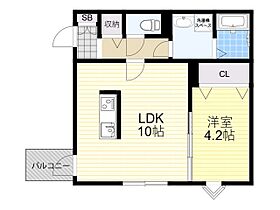 大阪府豊中市螢池北町１丁目（賃貸アパート1LDK・3階・37.15㎡） その2